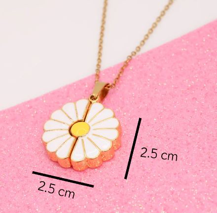 COLLAR MARGARITA CON GRABADO PERSONALIZADO - ENVIO GRATIS