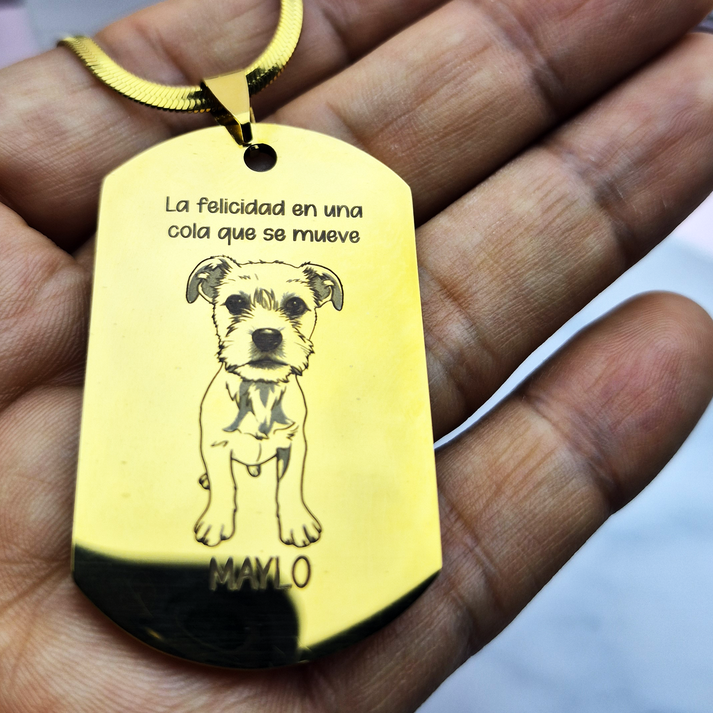 COLLAR GRABADO MASCOTA