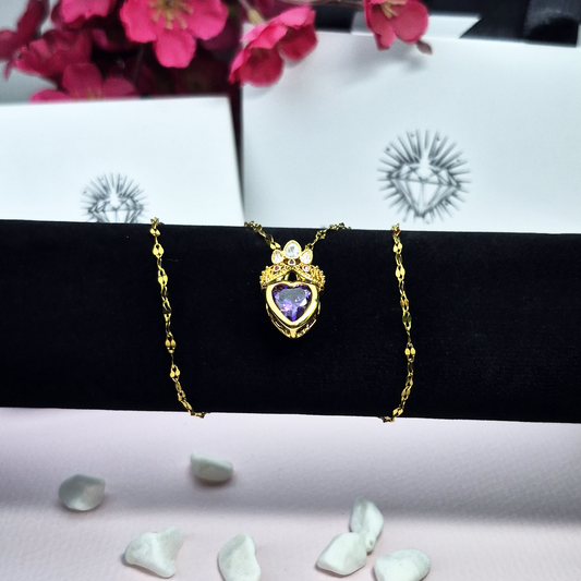 COLLAR CORAZON RAPUNZEL