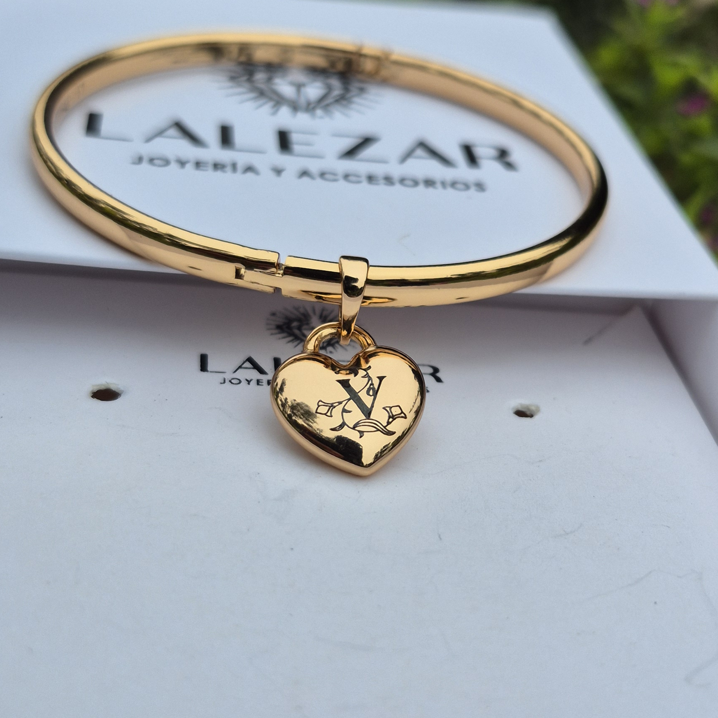 PULSERA ORO 18K CON DIJE PERSONALIZADO - ENVIO GRATIS
