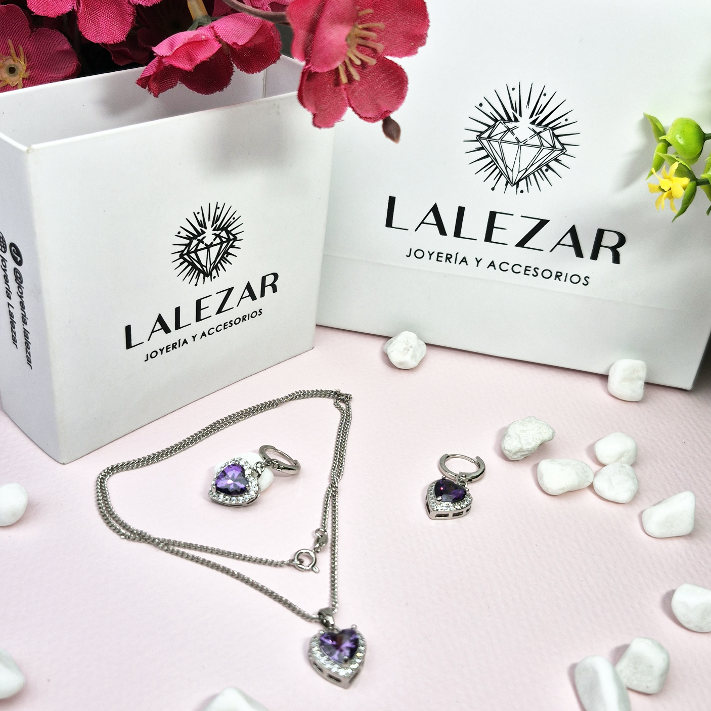 SET AMATISTA - ARETE COLLAR