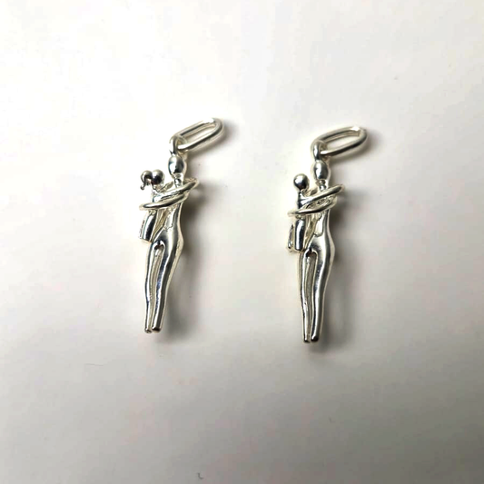 COLLAR DE PLATA  950 ABRAZO MADRE E HIJO(A)