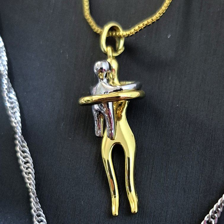 COLLAR ABRAZO ETERNO MADRE E HIJO(A)