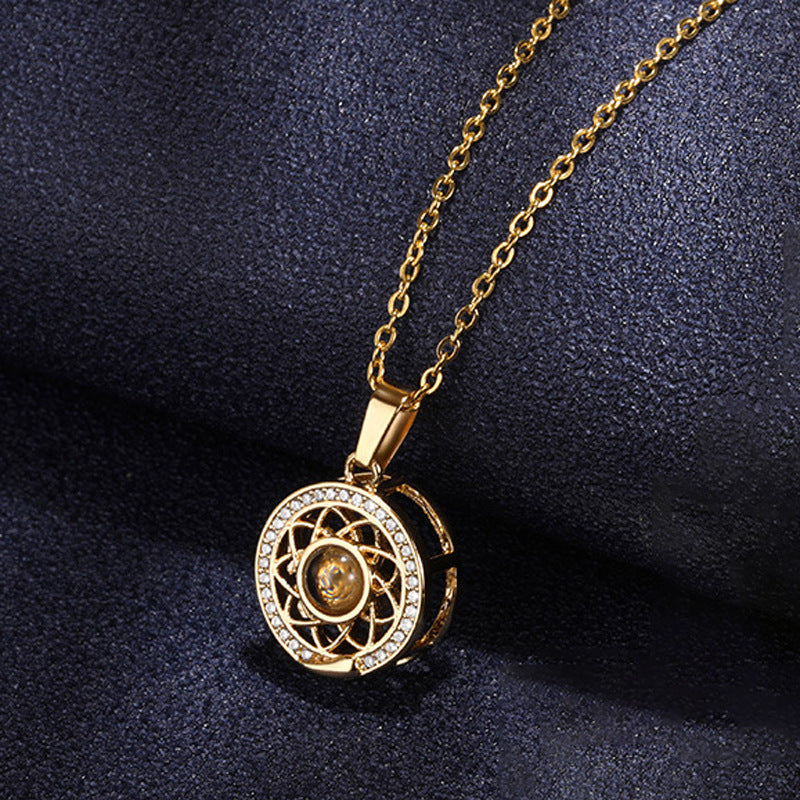 COLLAR PAREJA: SOL y LUNA (100 maneras de decir Te Amo)