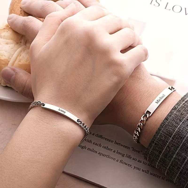 ESCLAVAS CON GRABADO PERSONALIZADO - ENVIO GRATIS