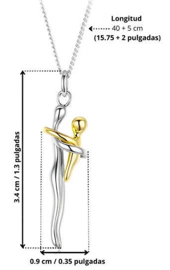 COLLAR ABRAZO ETERNO MADRE E HIJO(A)