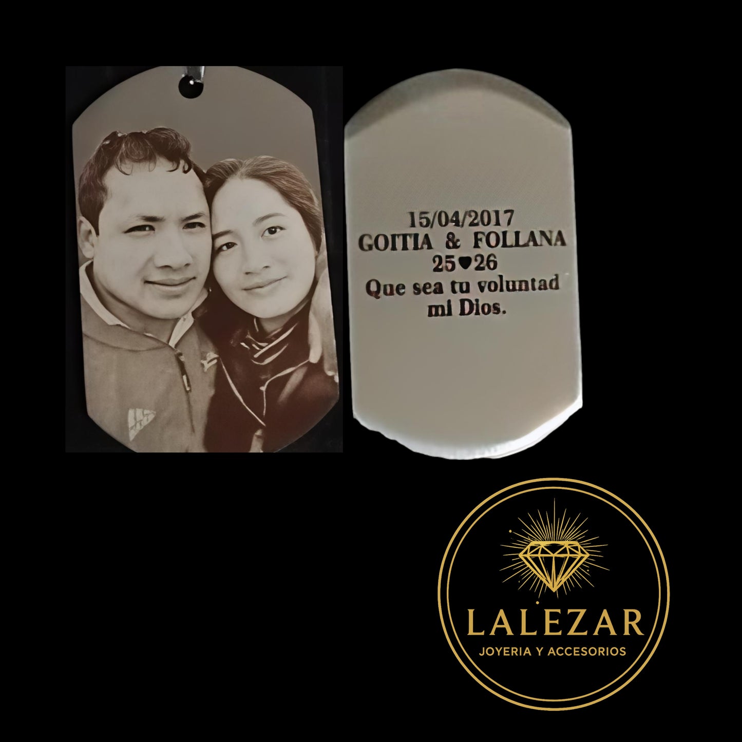 LLAVERO CON GRABADO PERSONALIZADO  - ENVIO GRATIS