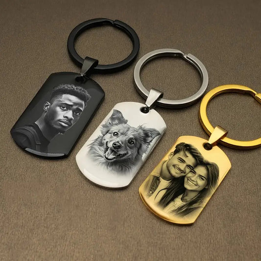 LLAVERO CON GRABADO PERSONALIZADO  - ENVIO GRATIS