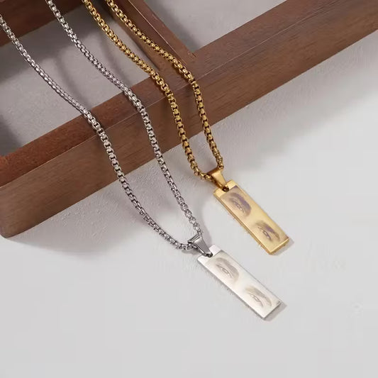 COLLAR MIRADA ENAMORA GRABADO PERSONALIZADO