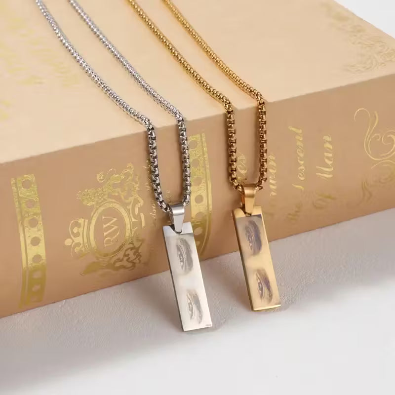 COLLAR MIRADA ENAMORA GRABADO PERSONALIZADO