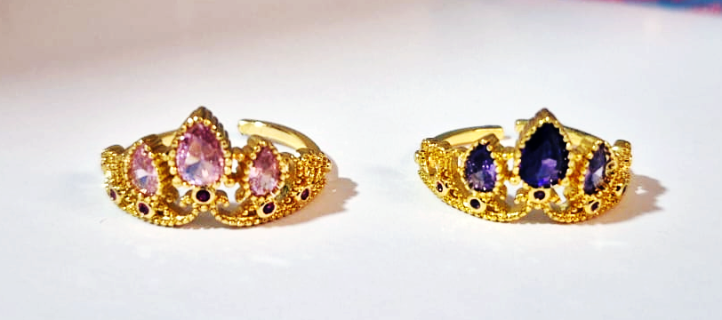 SET COLLAR Y ANILLO RAPUNZEL - ENVIO GRATIS