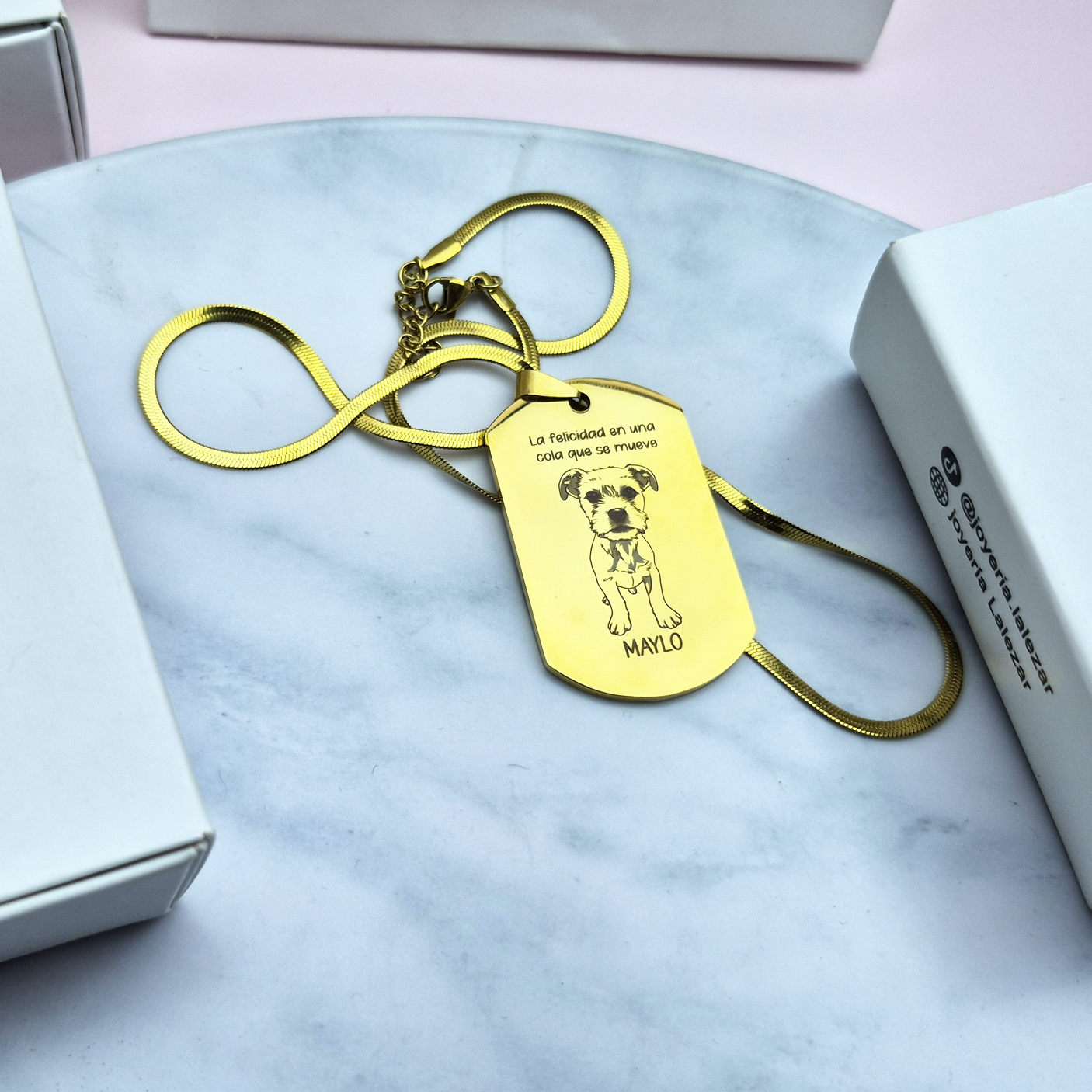 COLLAR GRABADO MASCOTA