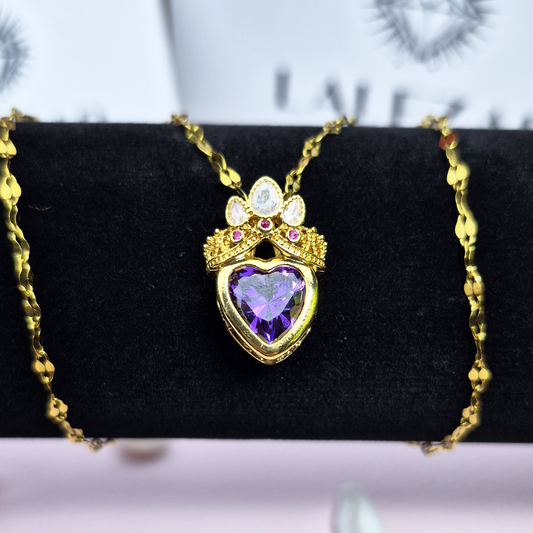 COLLAR CORAZON RAPUNZEL