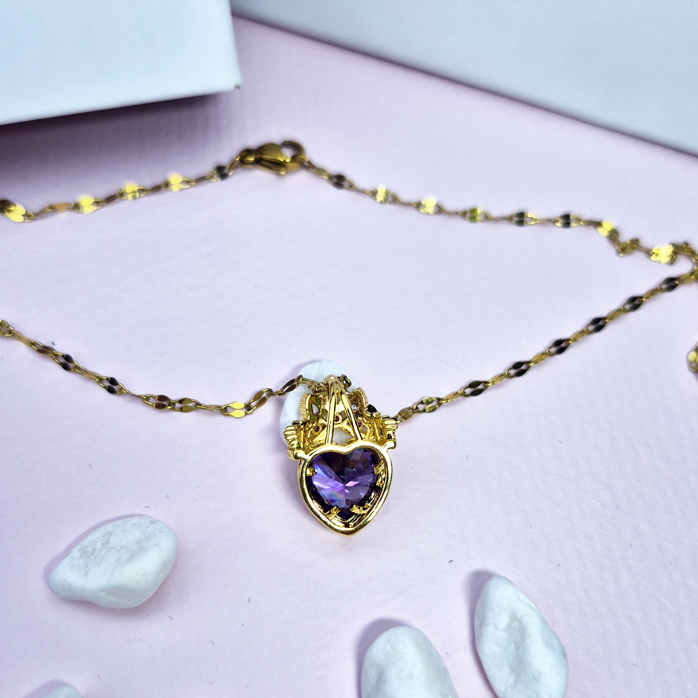 COLLAR CORAZON RAPUNZEL