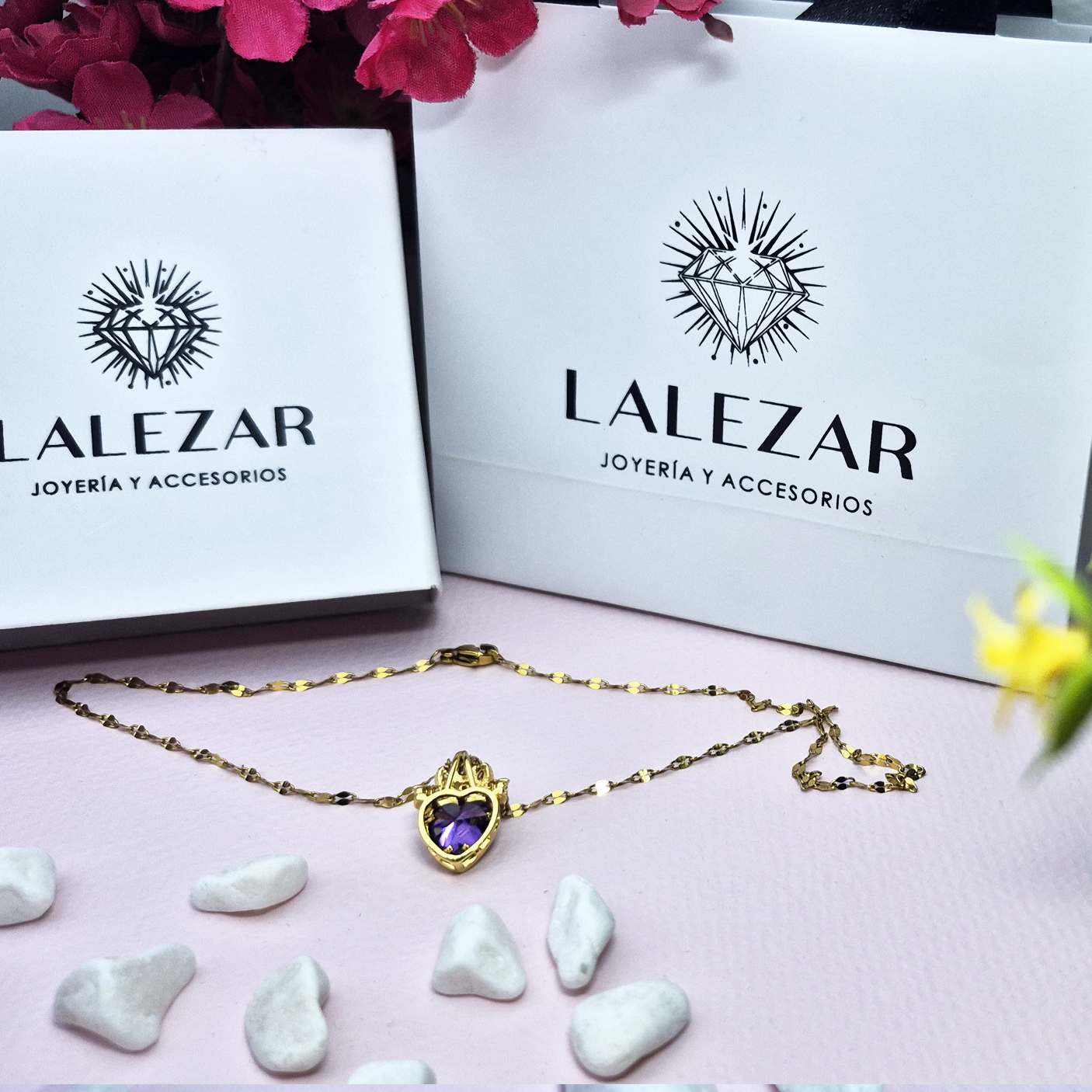 COLLAR CORAZON RAPUNZEL