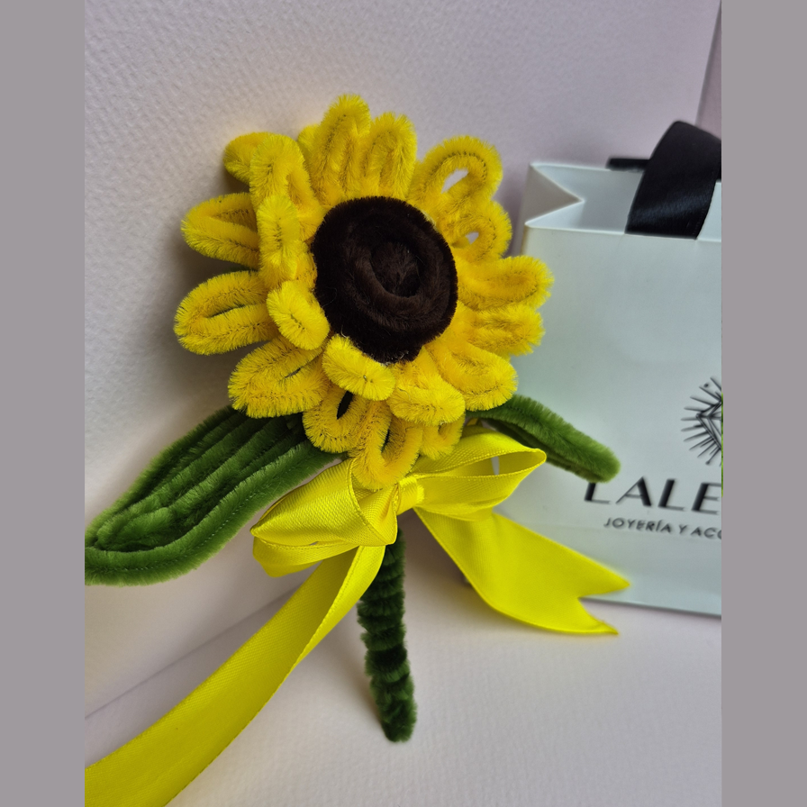 LIBRITO DE DICATORIA o FLOR ETERNA GIRASOL