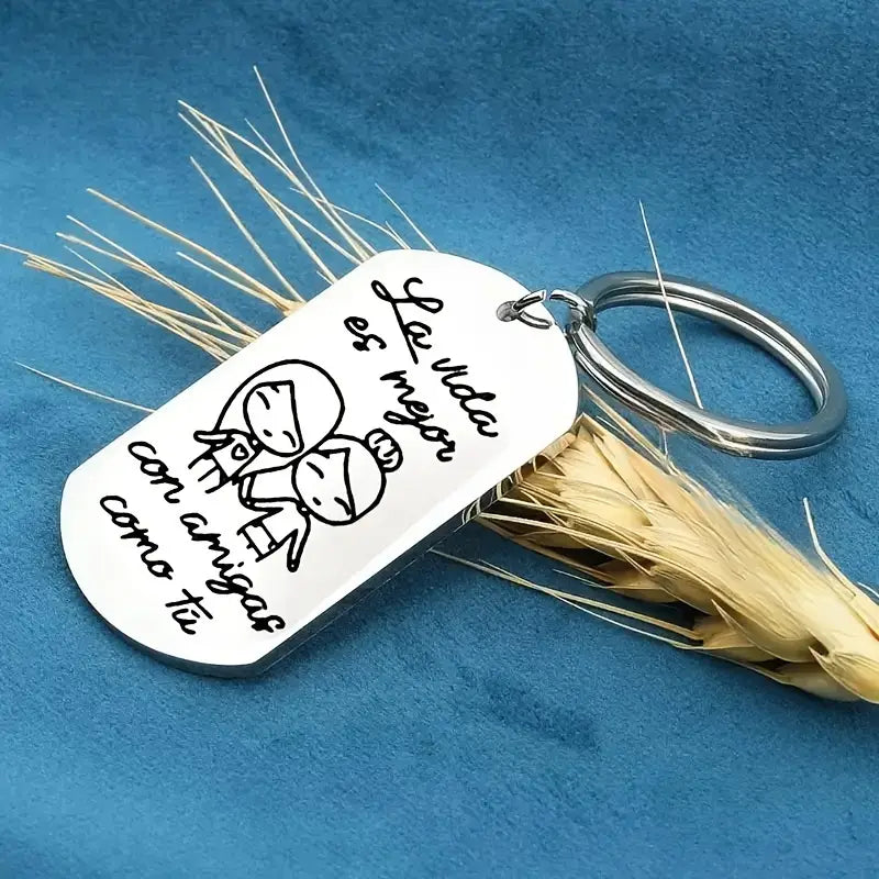 LLAVERO CON GRABADO PERSONALIZADO  - ENVIO GRATIS