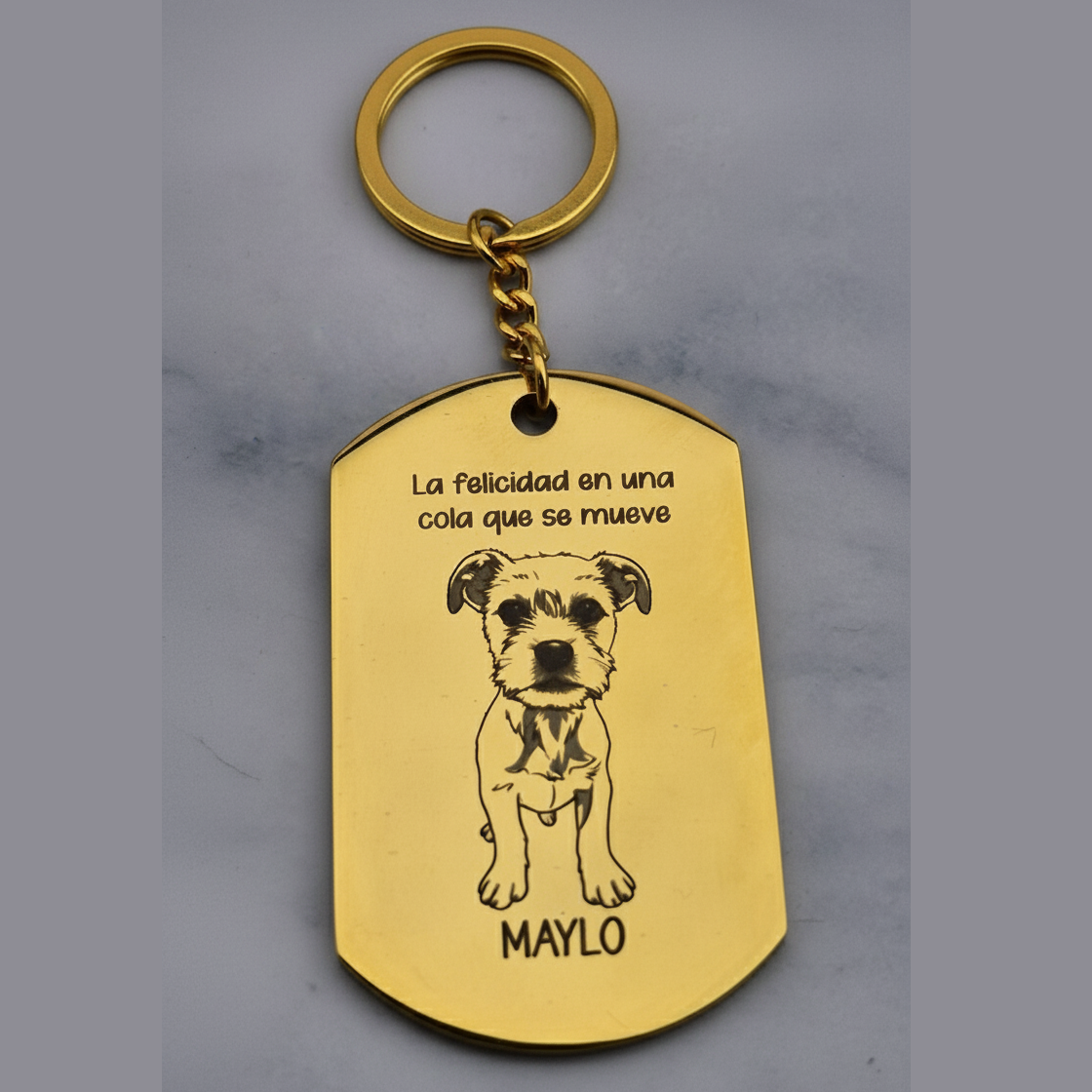 LLAVERO CON GRABADO PERSONALIZADO  - ENVIO GRATIS