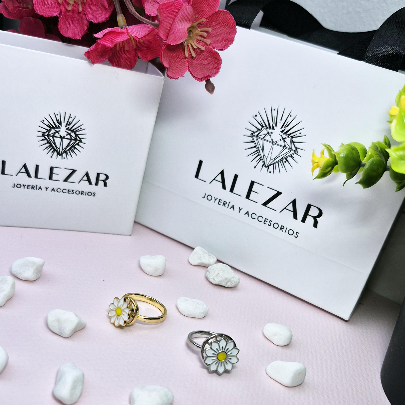 ANILLOS MARGARITA DORADO O PLATEADO