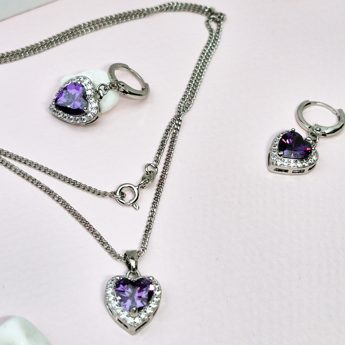 SET AMATISTA - ARETE COLLAR