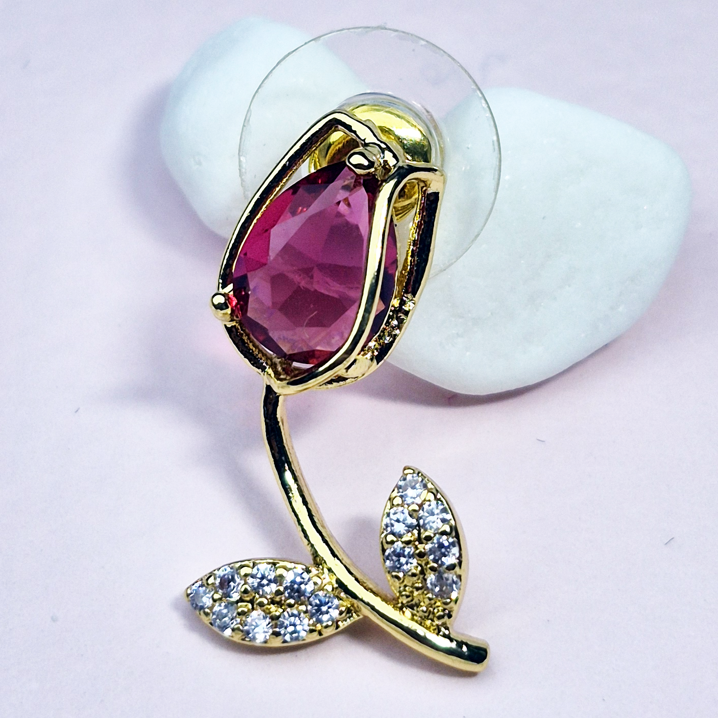 SET TULIPAN - COLLAR Y ARETE